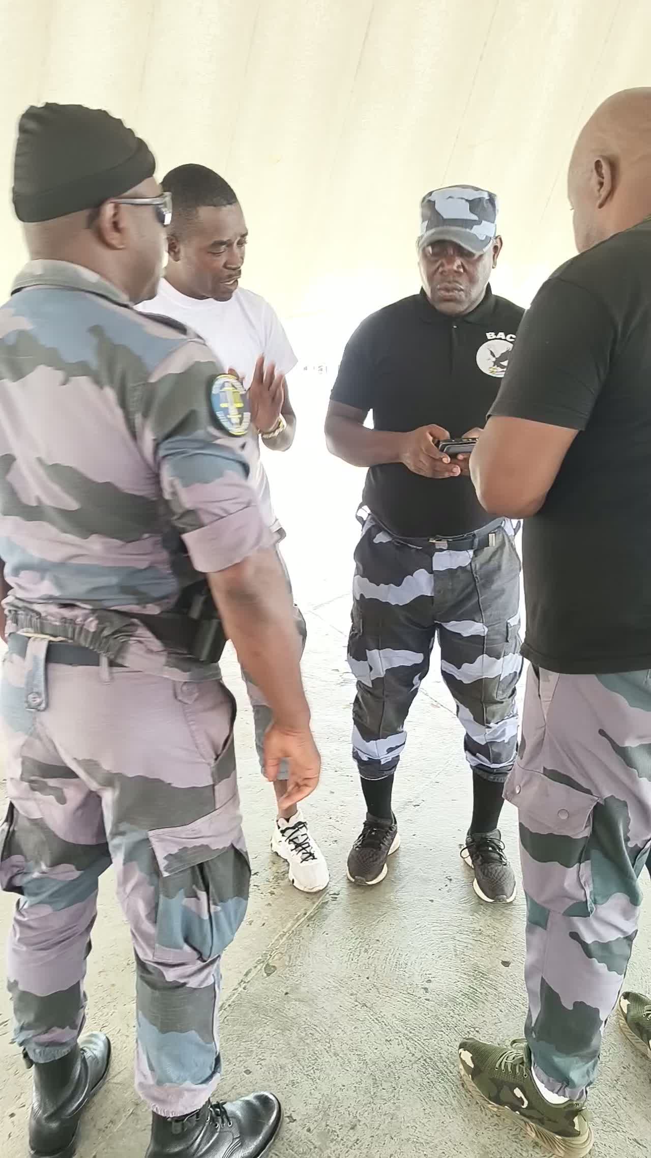 Briefing avec les instructeurs