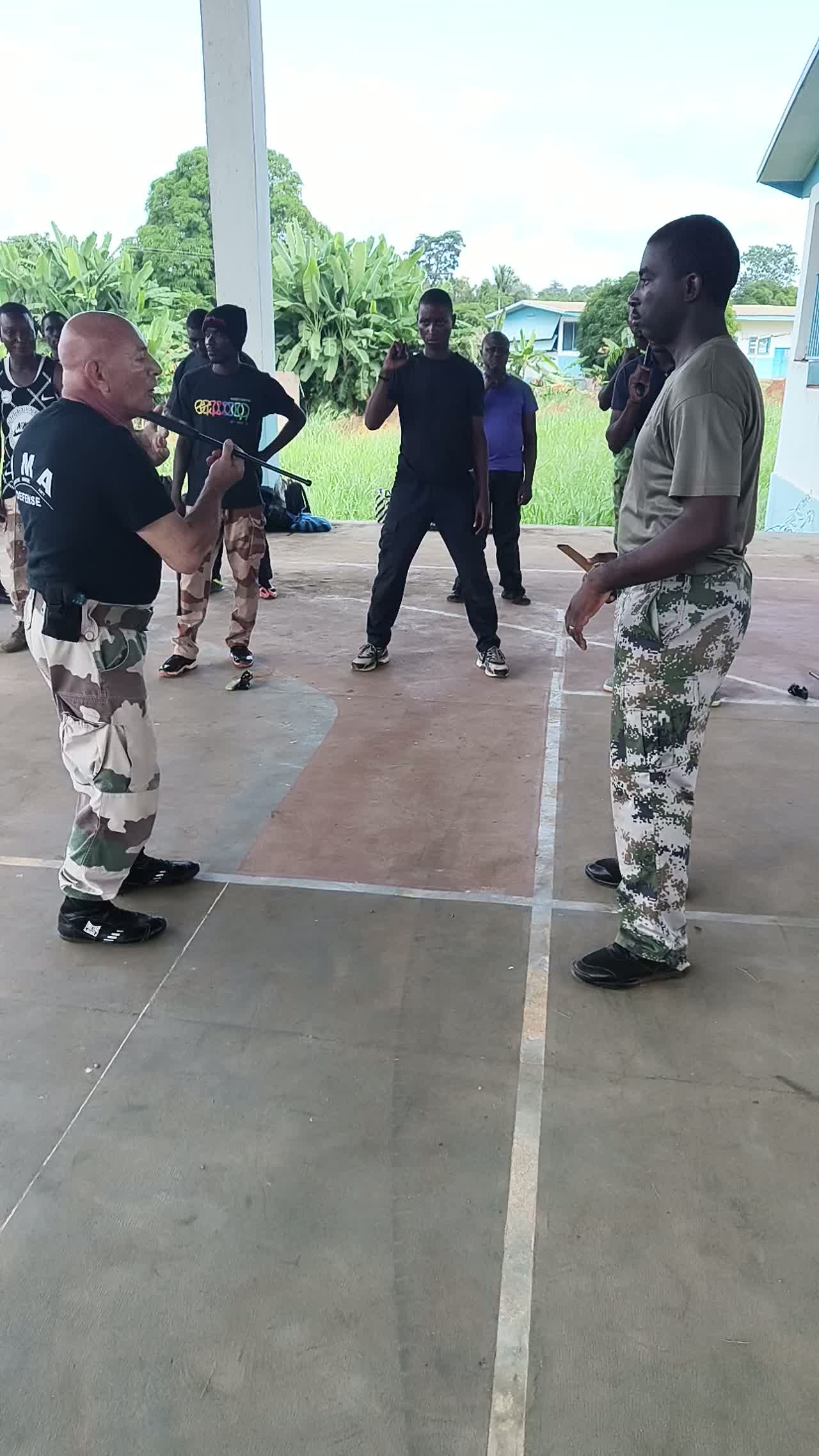 Cours de self-défense aux forces d'intervention