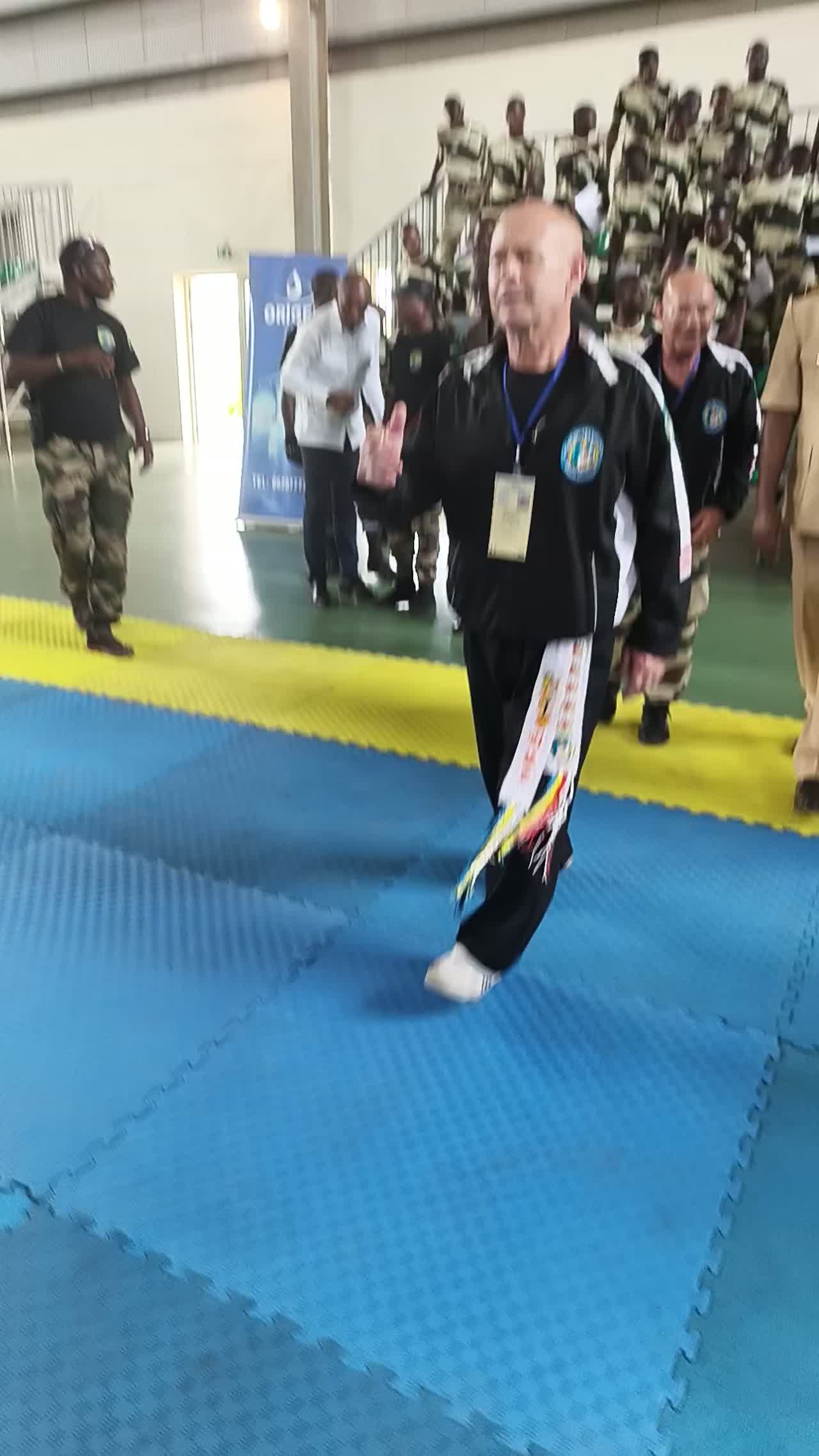 Entrée d'Olivier Marion sur le tatami