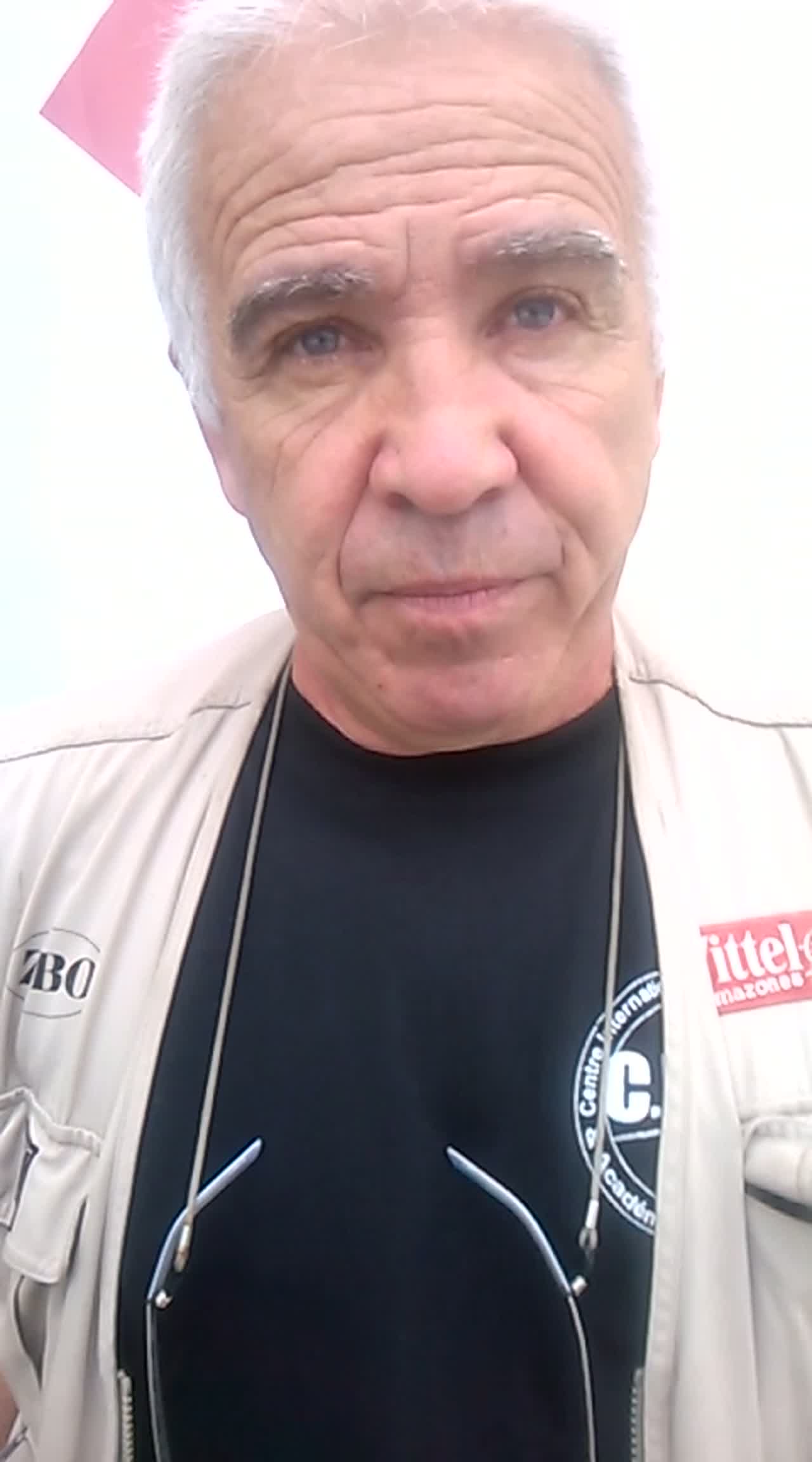 Message vidéo d'Olivier Marion en tenue de club